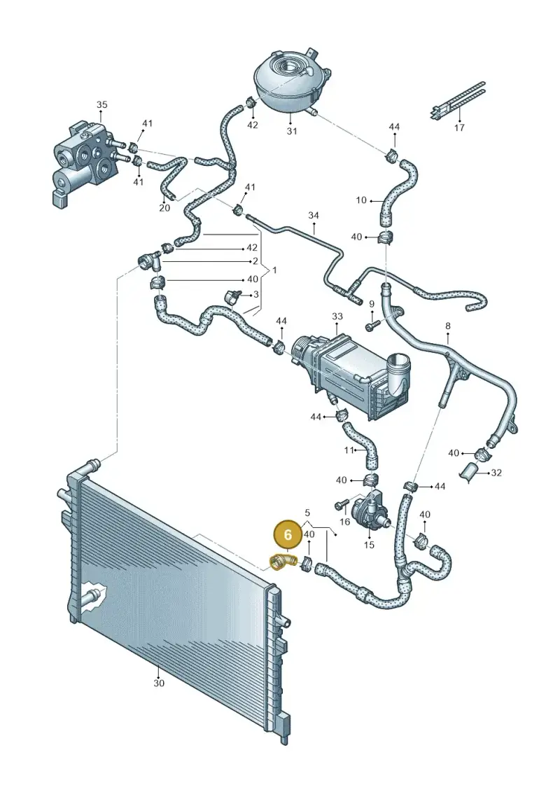 5WA122291E — SEAT Leon style (2019-) diagram 890121132, position 6