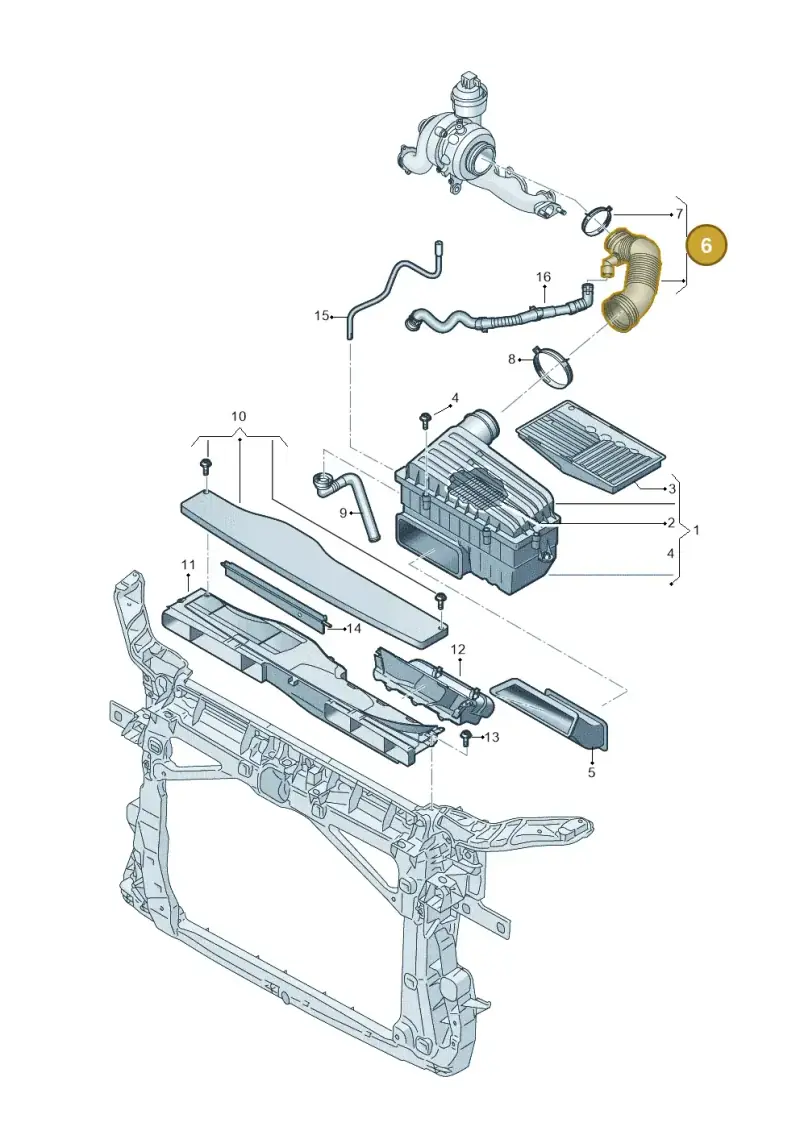 5WA129624 — SEAT Leon style (2019-) diagram 813129090, position 6