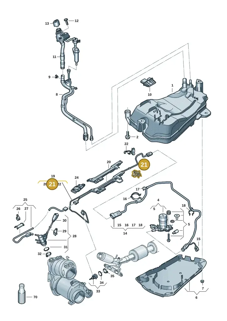 5WA131327B — SEAT Formentor TSI CUPRA (2020-) diagram 5h0253104, position 21