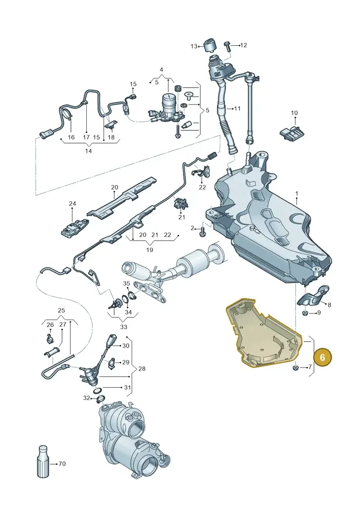5WA131331 — SEAT Leon style (2019-) diagram 5h0253102, position 6