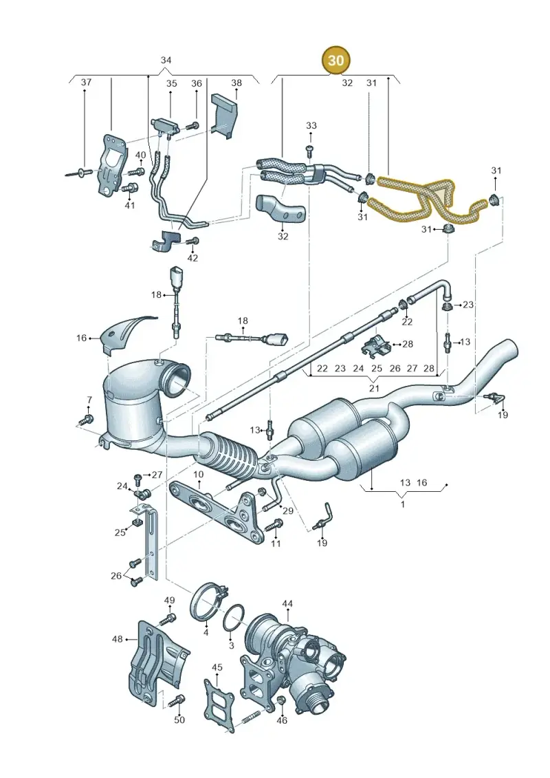 5WA131553B — SEAT Formentor TSI CUPRA (2020-) diagram 596253350, position 30
