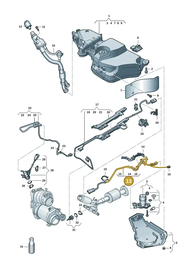 5WA131962F — SEAT Formentor TSI CUPRA (2020-) diagram 5h0253106, position 13