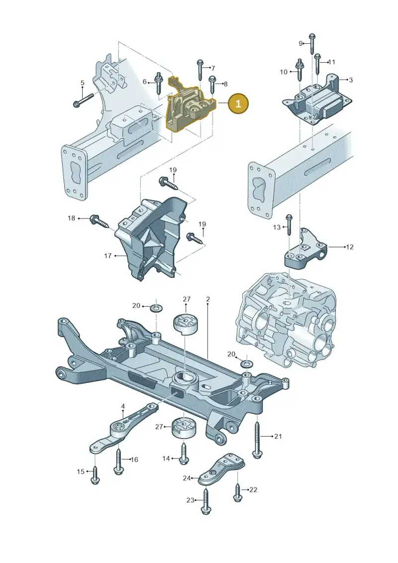 5WA199262B — SEAT Leon ST Stylance (2016-2020) diagram 745199020, position 1