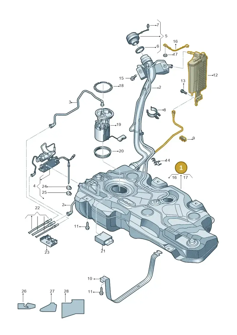 5WA201060Q — SEAT Leon style (2019-) diagram 585201060, position 1