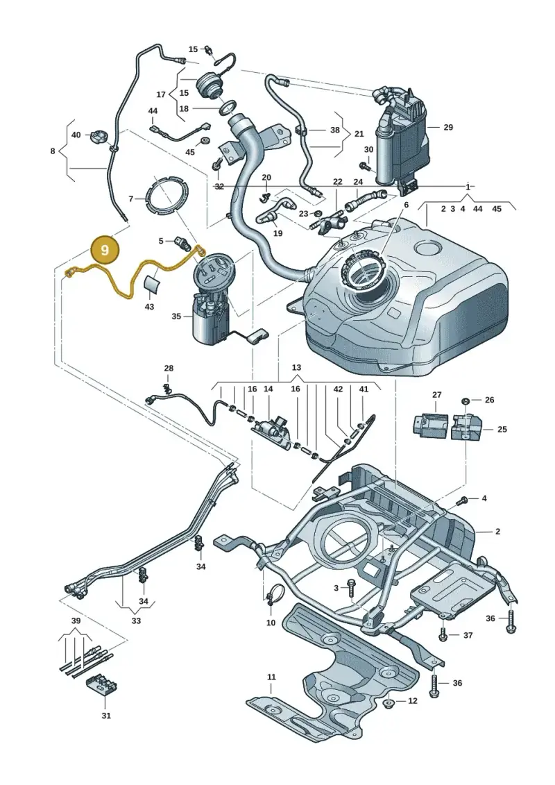 5WA201293M — SEAT Leon style (2019-) diagram 5h0201050, position 9