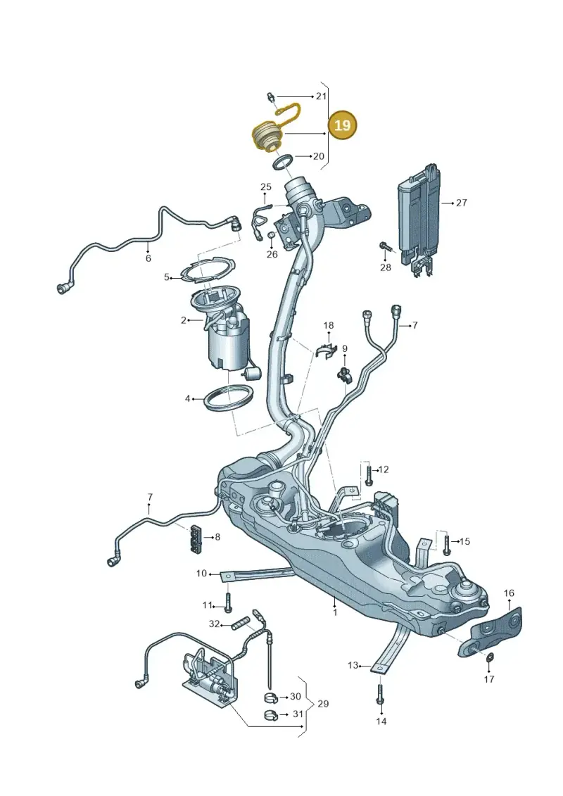 5WA201550AL — SEAT Leon style (2019-) diagram 890201033, position 19
