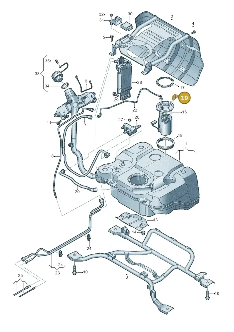 5WA201733 — Skoda Kodiaq (2024-2024) diagram 884201050, position 19