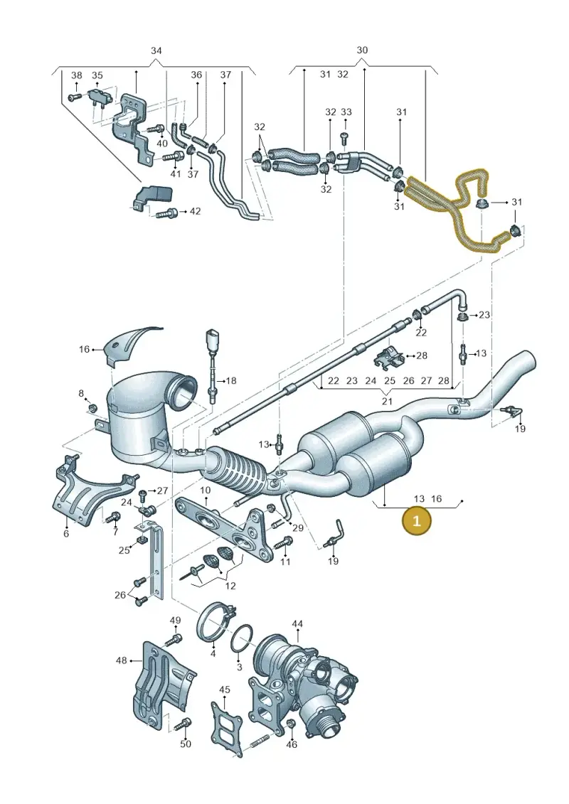 5WA254500TX — SEAT Ateca Style (2016-) diagram 597253350, position 1