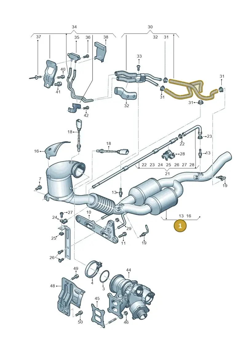 5WA254500T — SEAT CUPRA Formentor (2020-) diagram 596253350, position 1