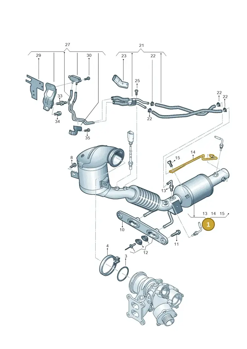 5WA254501EX — SEAT Leon (2019-) diagram 5h0253040, position 1