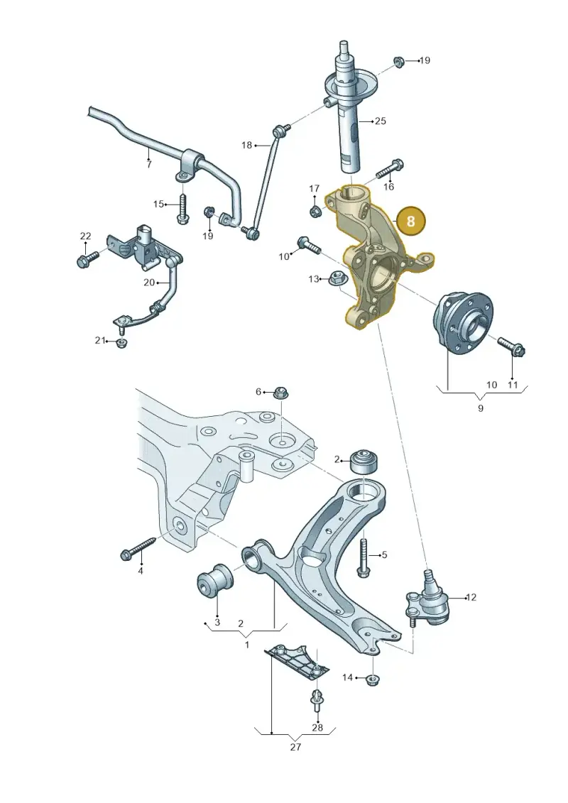 5WA407253A — SEAT Formentor TSI CUPRA (2020-) diagram 793407000, position 8