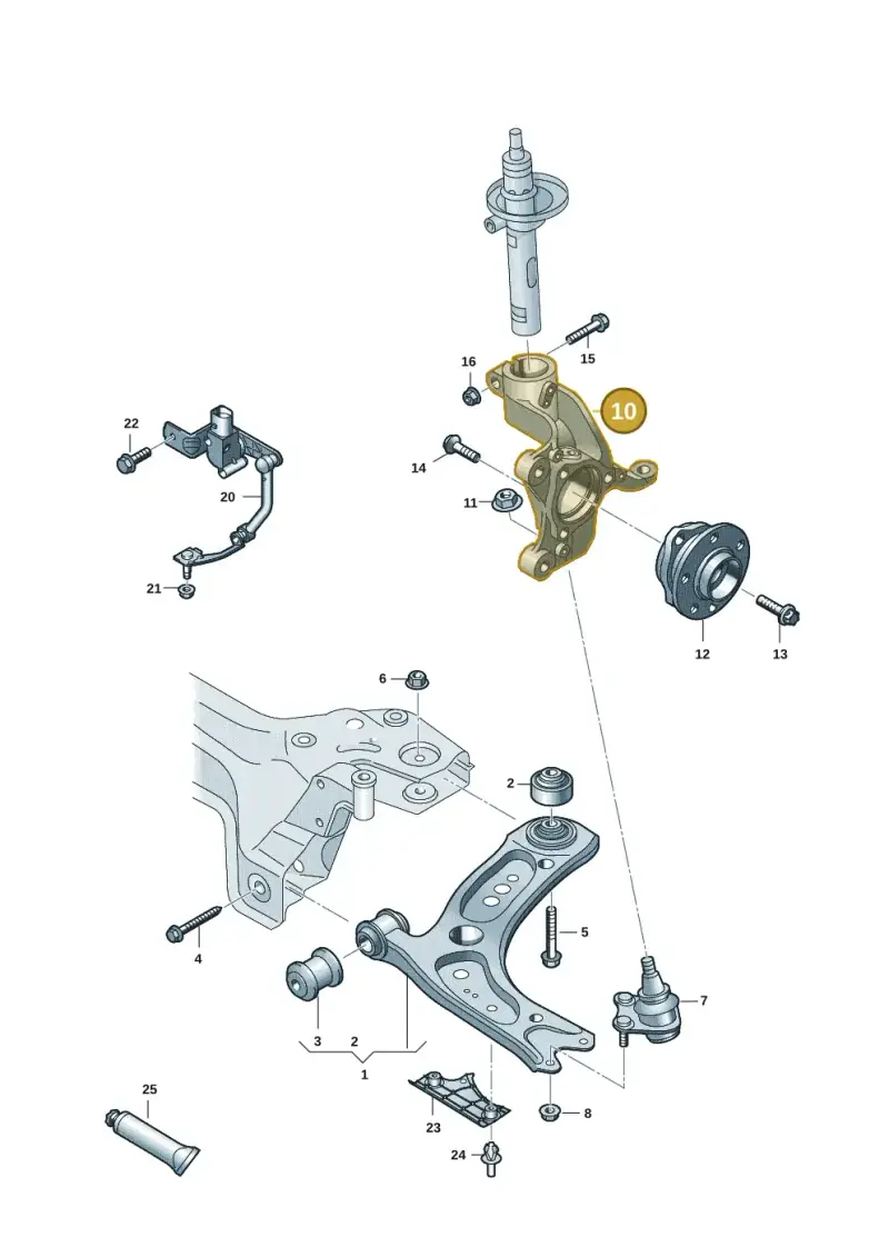 5WA407253B — SEAT Leon style (2019-) diagram 5h0407000, position 10