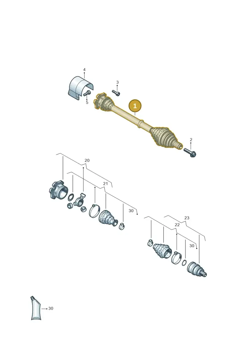 5WA407272A — SEAT Leon style (2019-) diagram 827407200, position 1