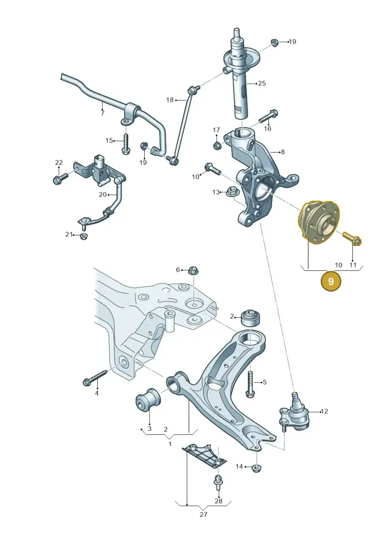 5WA407621D — SEAT Ateca Style (2016-) diagram 793407000, position 9