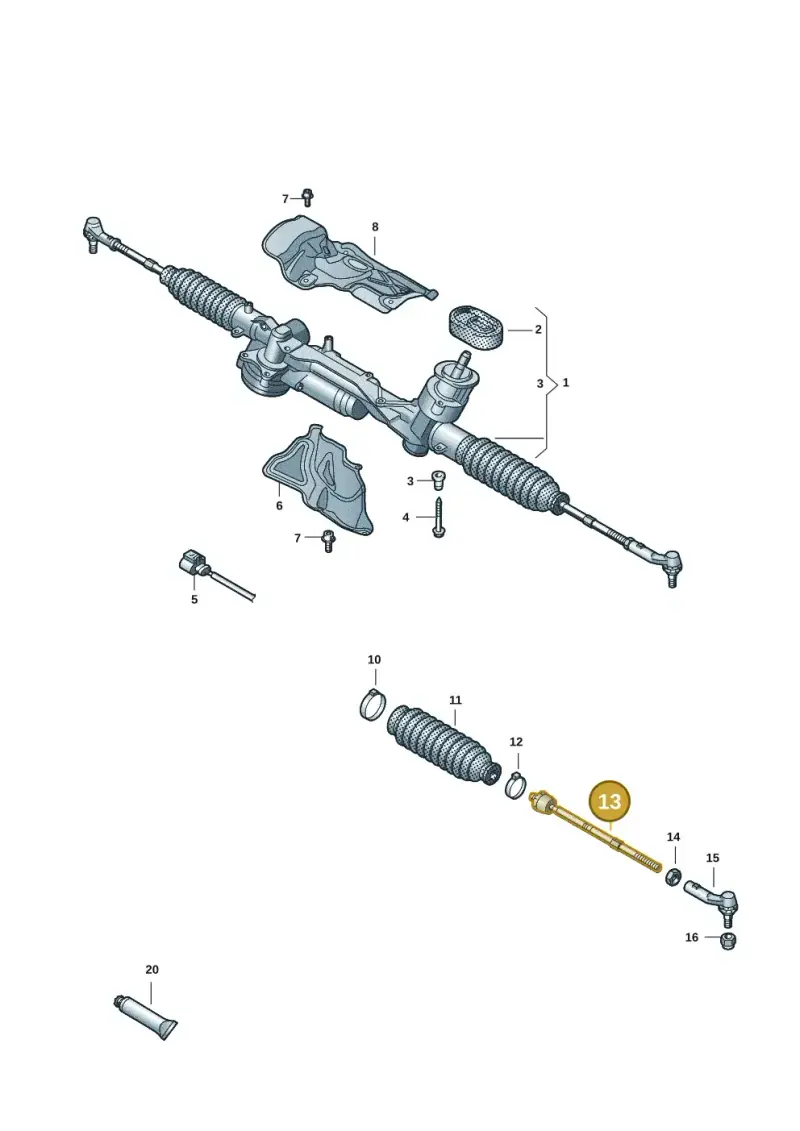 5WA423810D — SEAT Formentor TSI CUPRA (2020-) diagram 5h0423050, position 13