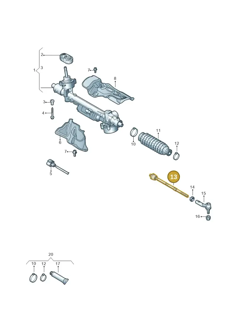 5WA423810D — SEAT Ateca Style (2016-) diagram 746423400, position 13