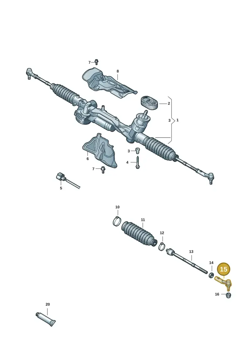 5WA423812E — SEAT Formentor TSI CUPRA (2020-) diagram 5h0423050, position 15