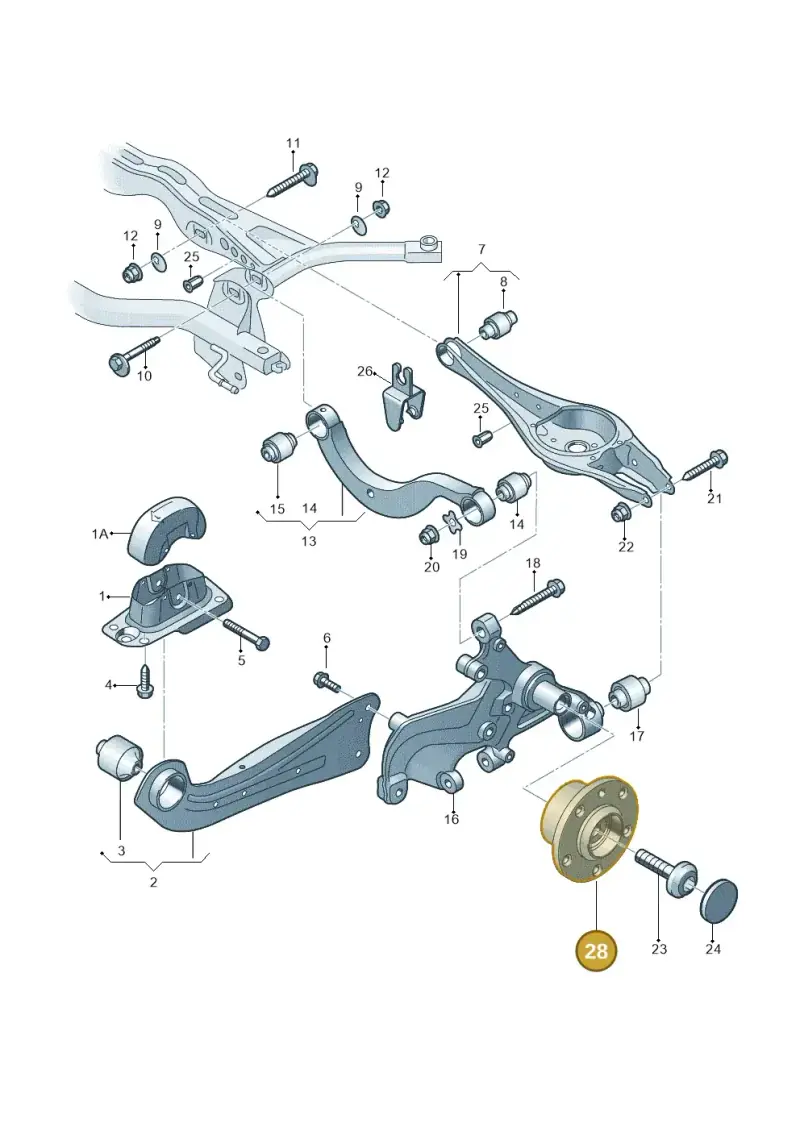 5WA501611D — SEAT Leon (2019-) diagram 827505005, position 28