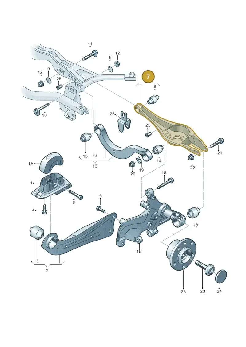 5WA505311A — SEAT Leon style (2019-) diagram 827505005, position 7