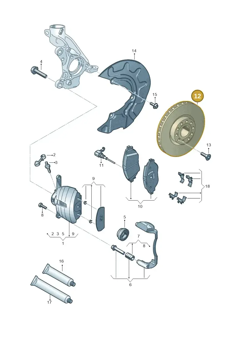 5WA615301J — SEAT Formentor TSI CUPRA (2020-) diagram 596615550, position 12