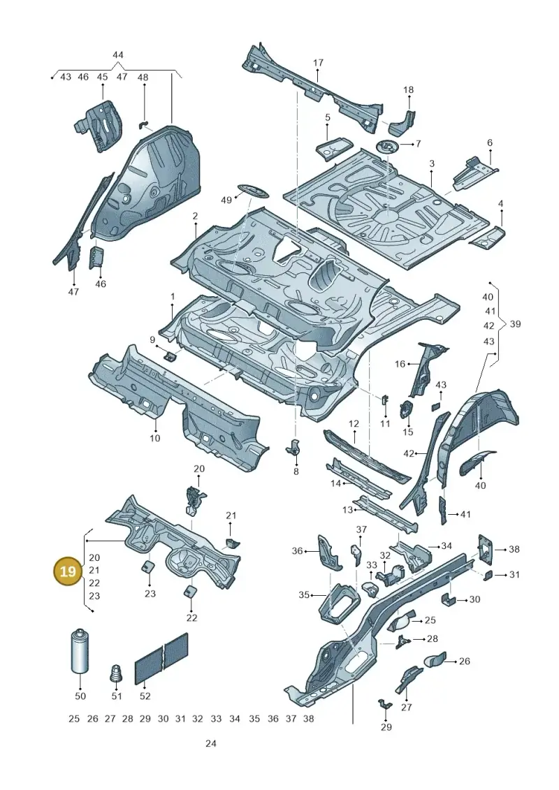 5WA803531A — SEAT Formentor TSI CUPRA (2020-) diagram 5fn803010, position 19