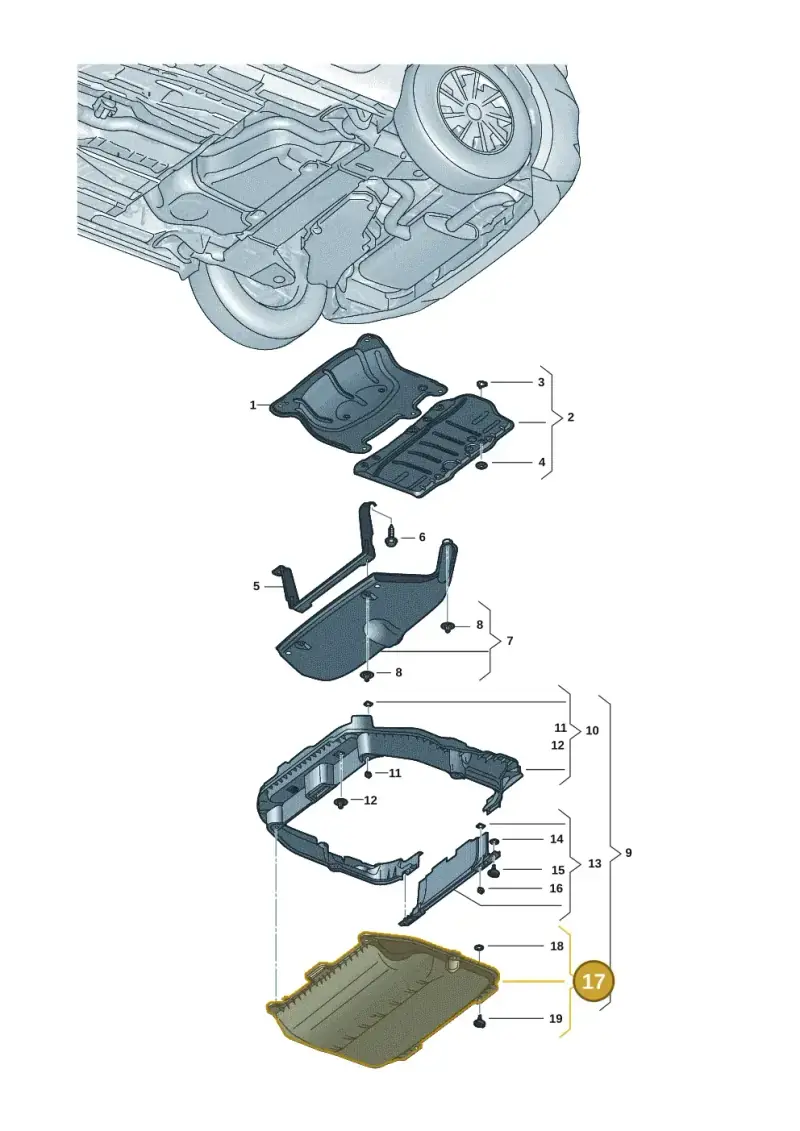 5WA825197D — SEAT Leon style (2019-) diagram 5fn825015, position 17