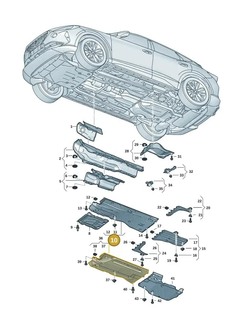 5WA825201G — SEAT CUPRA Formentor (2020-) diagram 5ff825010, position 10+36