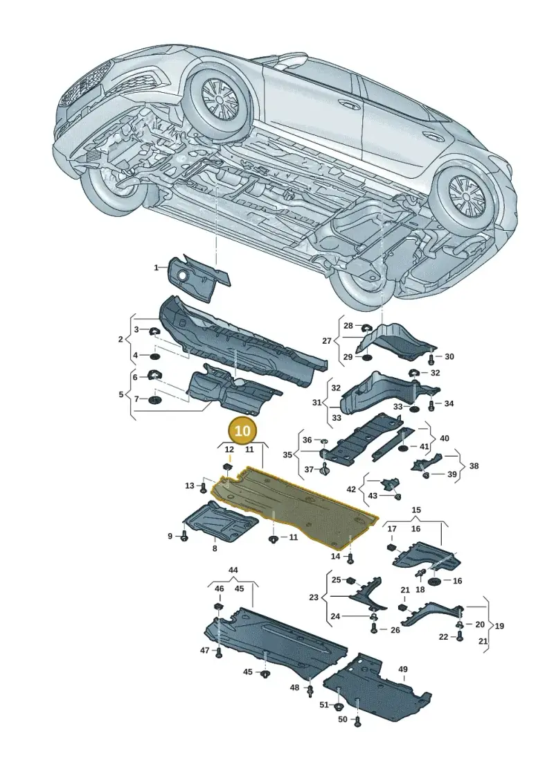5WA825202E — SEAT Leon style (2019-) diagram 5fn825010, position 10