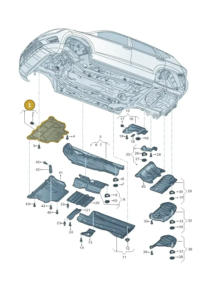 5WA825236D — SEAT Ateca Style (2016-) diagram 893825000, position 1