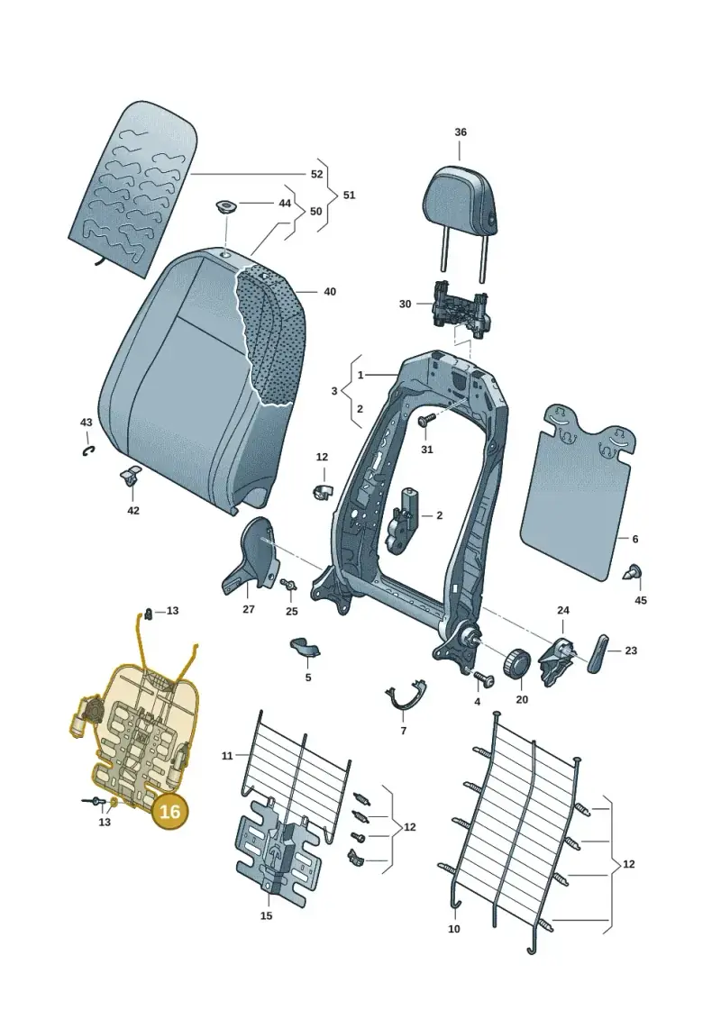 5WA881879A — SEAT Formentor TSI CUPRA (2020-) diagram 5fn881050, position 16
