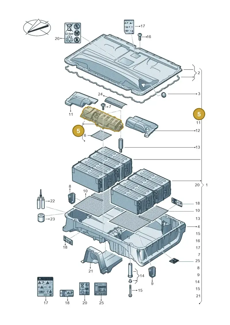 5WA915250C — SEAT Formentor TSI CUPRA (2020-) diagram 793915550, position 5