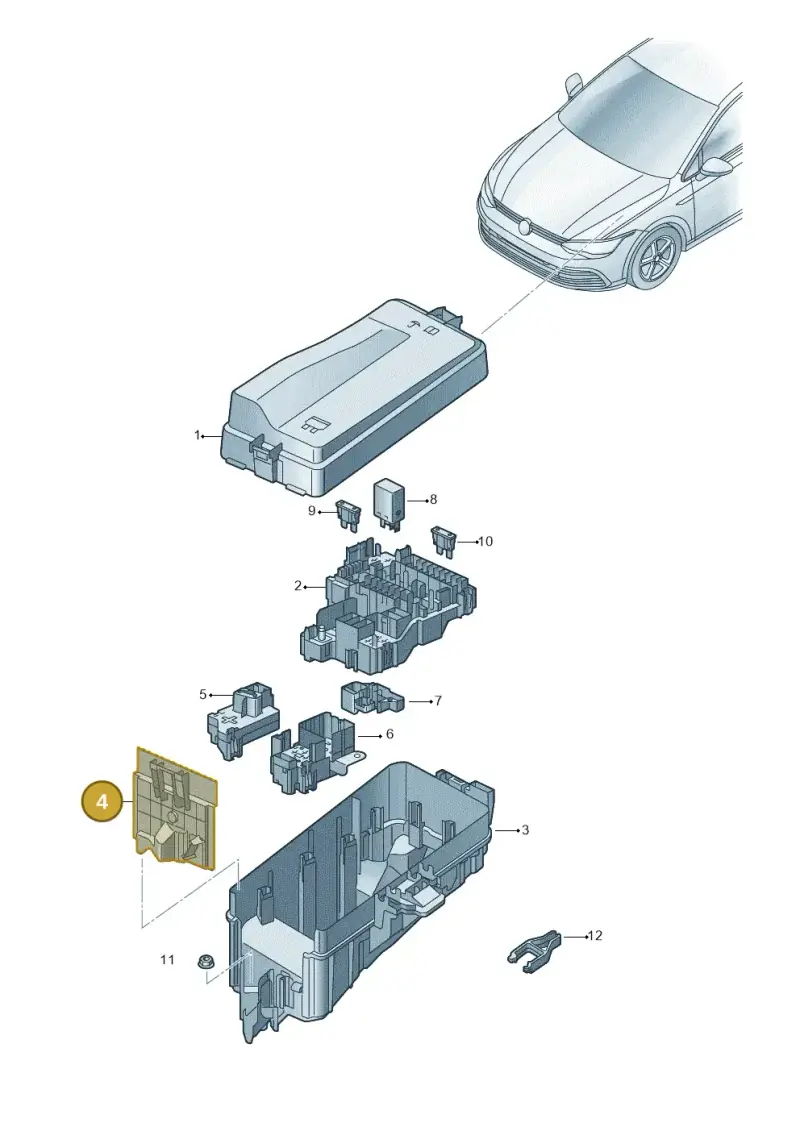 5WA927165 — SEAT Formentor TSI CUPRA (2020-) diagram 5h0937010, position 4