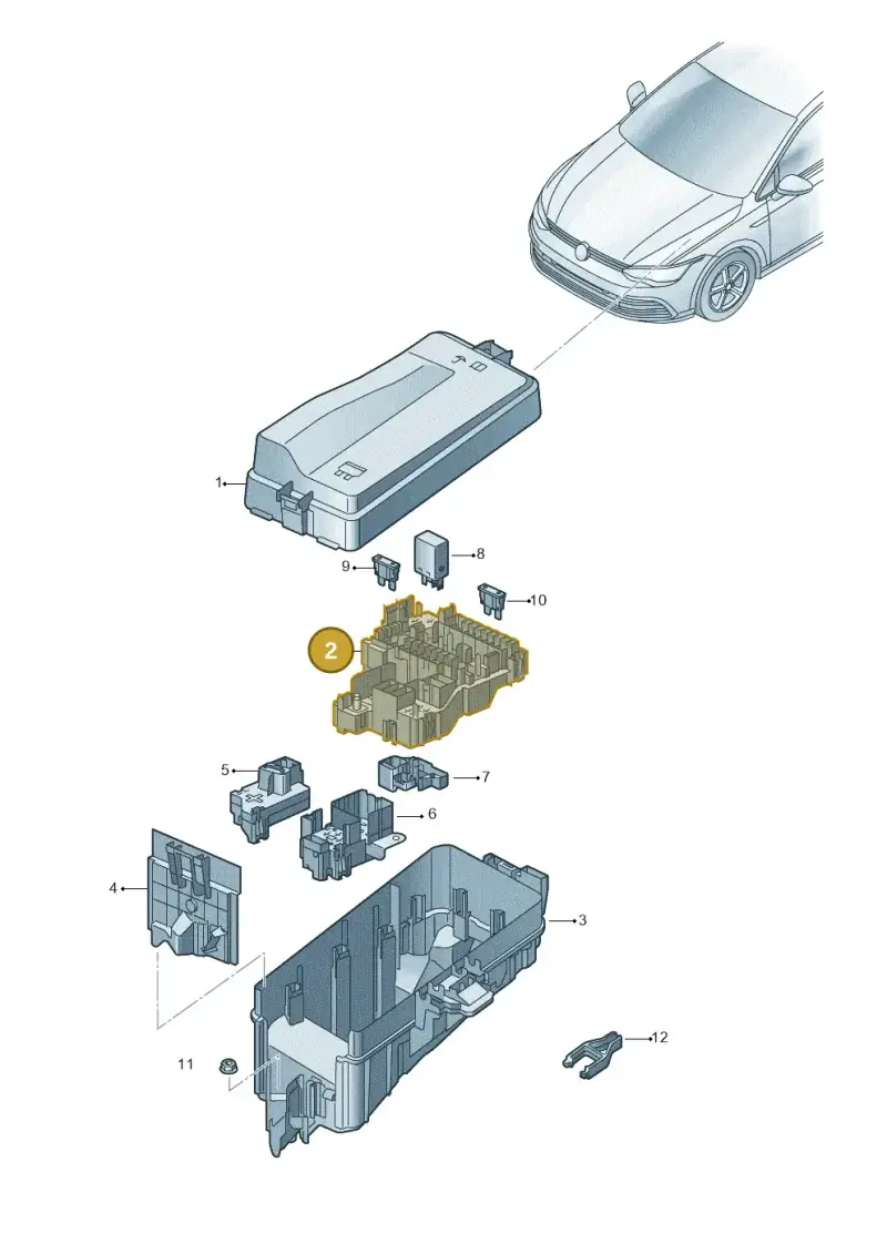 5WA937125B — SEAT Formentor TSI CUPRA (2020-) diagram 5h0937010, position 2
