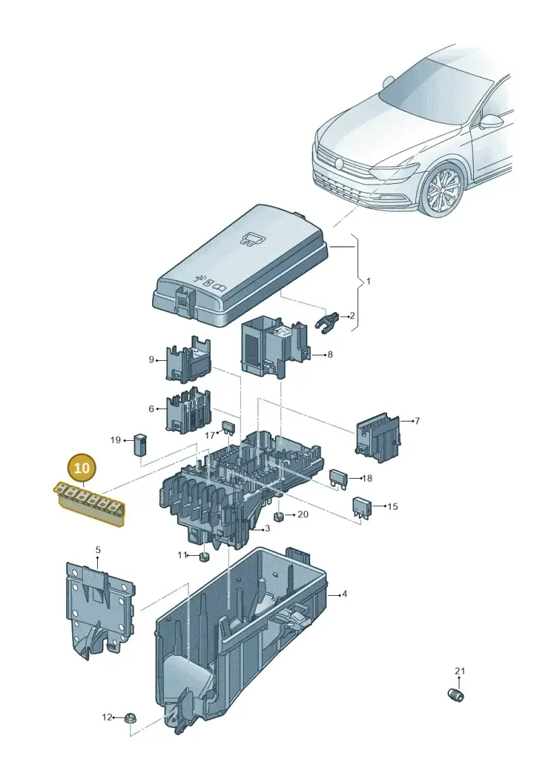 5WA937548F — SEAT 578 platform diagram 793937100, position 10