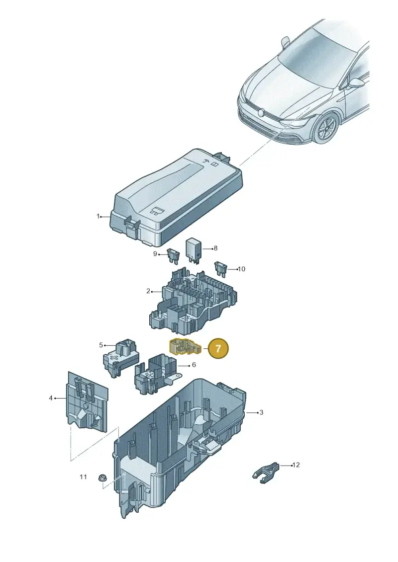 5WA937573A — SEAT Formentor TSI CUPRA (2020-) diagram 5h0937010, position 7