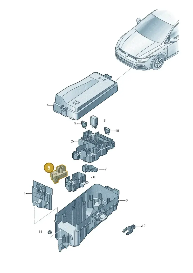 5WA941824E — SEAT Formentor TSI CUPRA (2020-) diagram 5h0937010, position 5