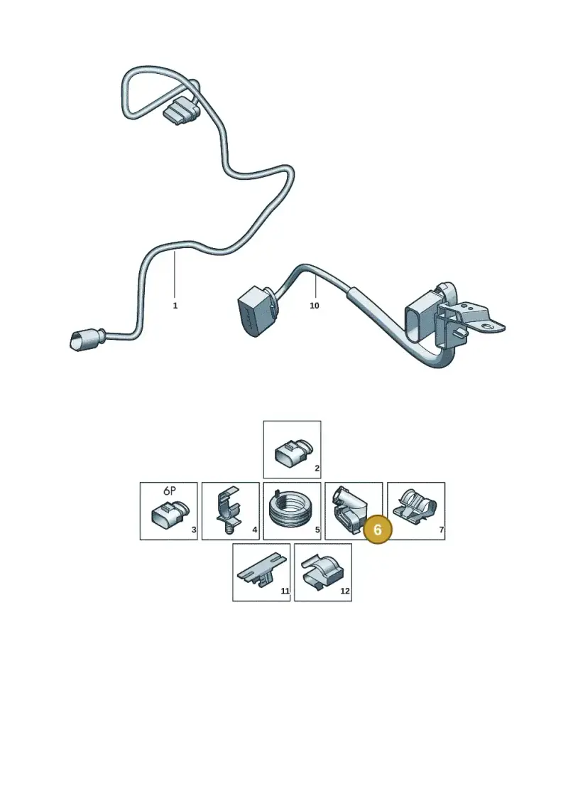 5WA971921 — Skoda Superb Combi (2023-2024) diagram 3j0972750, position 6