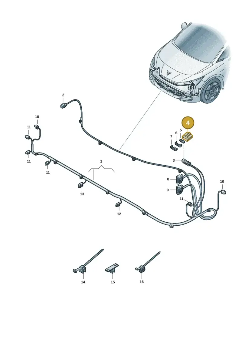 5WA972483D — SEAT CUPRA Born (2021-) diagram 10s971000, position 4