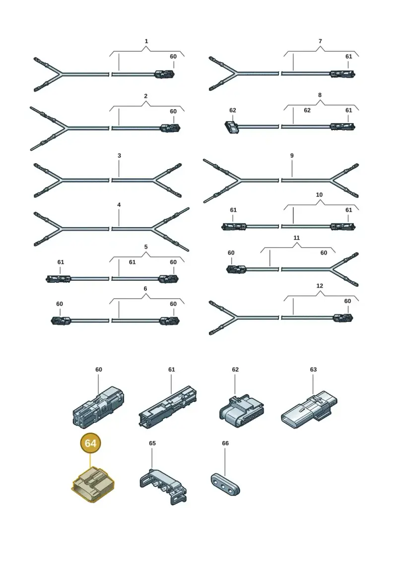 5WA972483D — Audi A5 Limousine (2024-2025) diagram 596971802, position 64