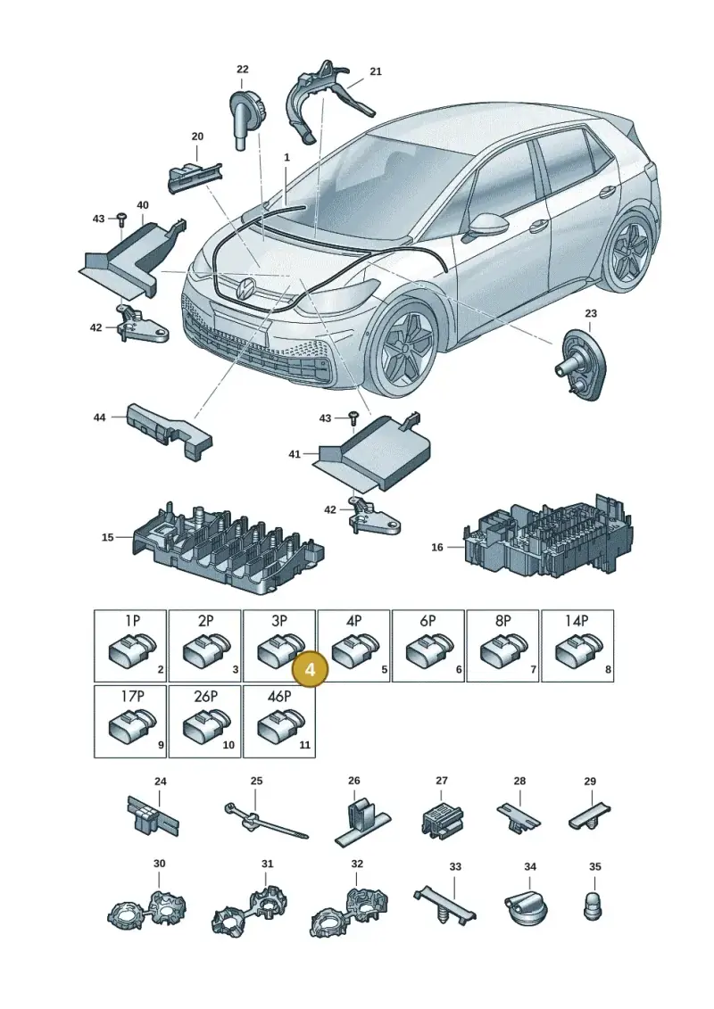 5WA972575D — Skoda Enyaq (2020-2021) diagram 10a971080, position 4