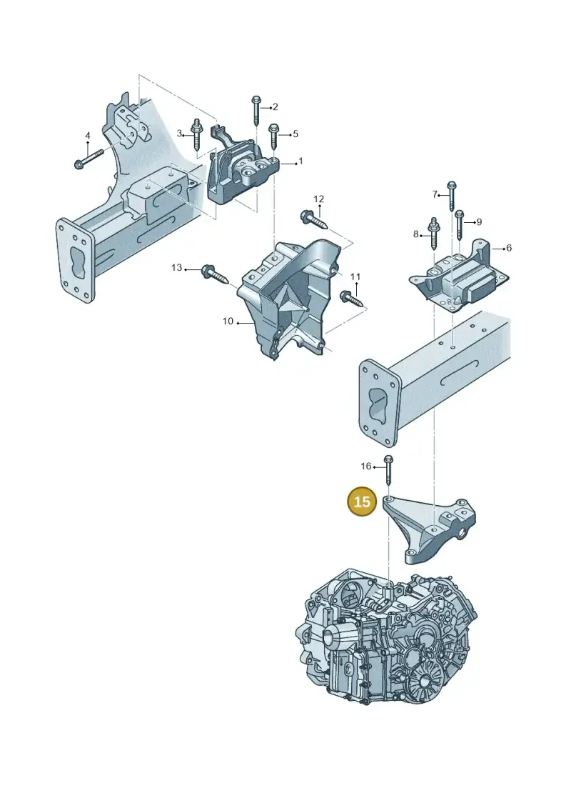 6C0199111E — SEAT Toledo Reference (2015-2019) diagram 746199350, position 15