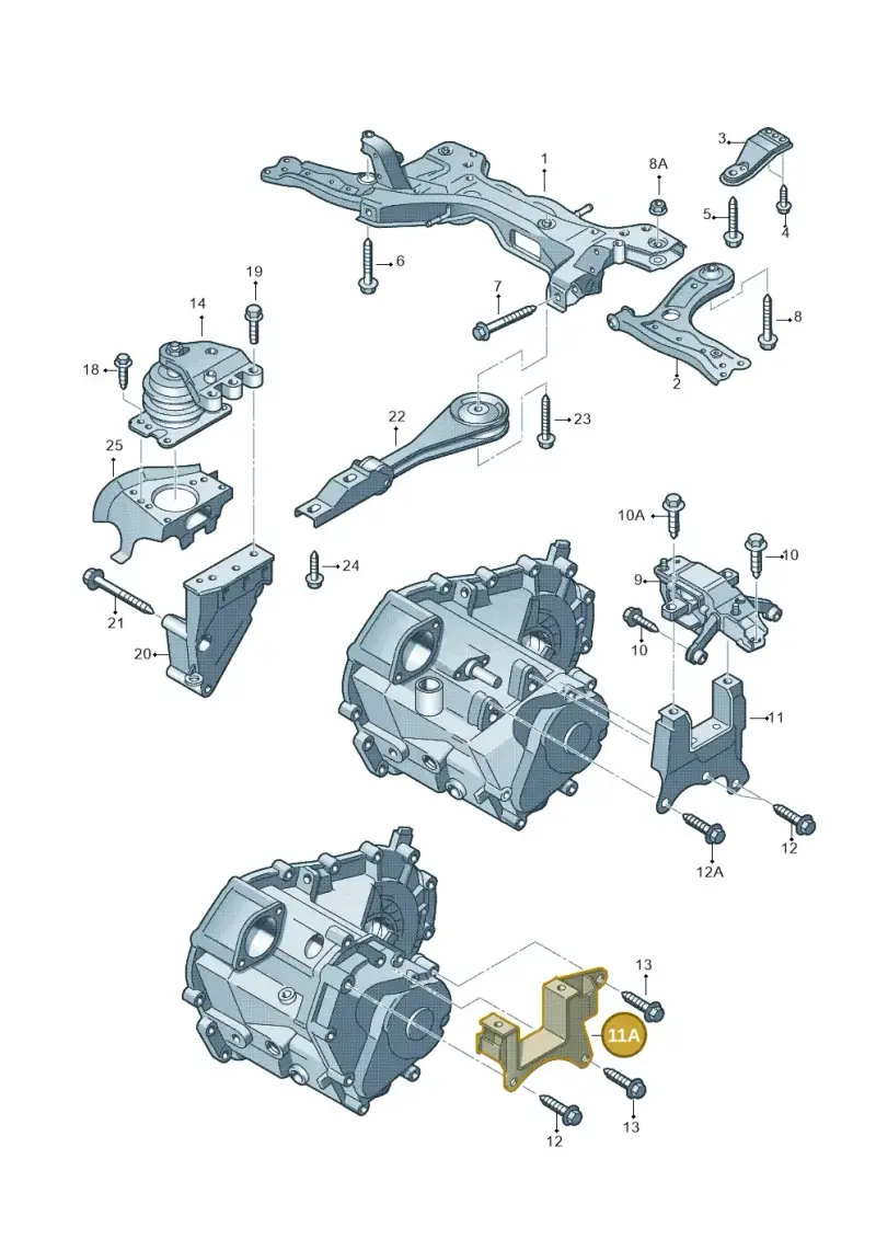 6C0199117A — SEAT Toledo Reference (2012-2015) diagram 672199350, position 11A