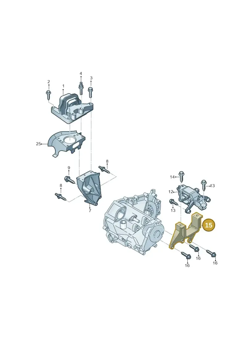 6C0199117 — SEAT Ibiza Stylance (2015-) diagram 773199600, position 15