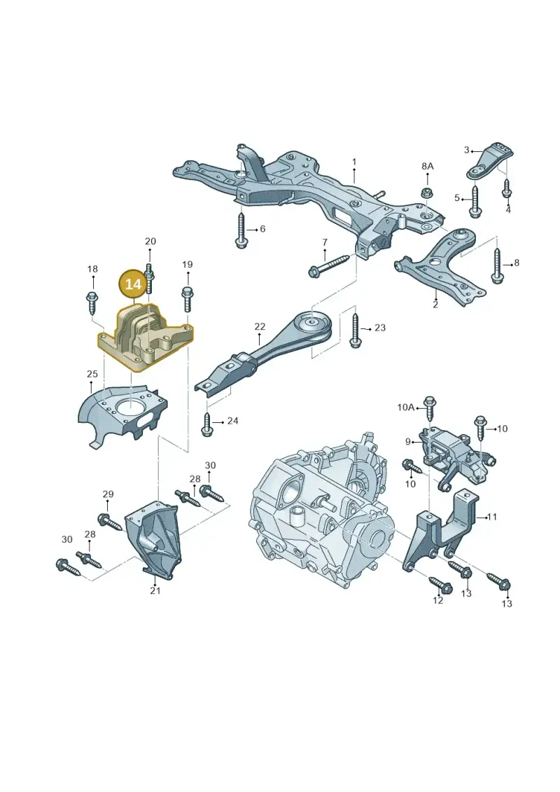 6C0199262A — SEAT Toledo Reference (2015-2019) diagram 792199600, position 14