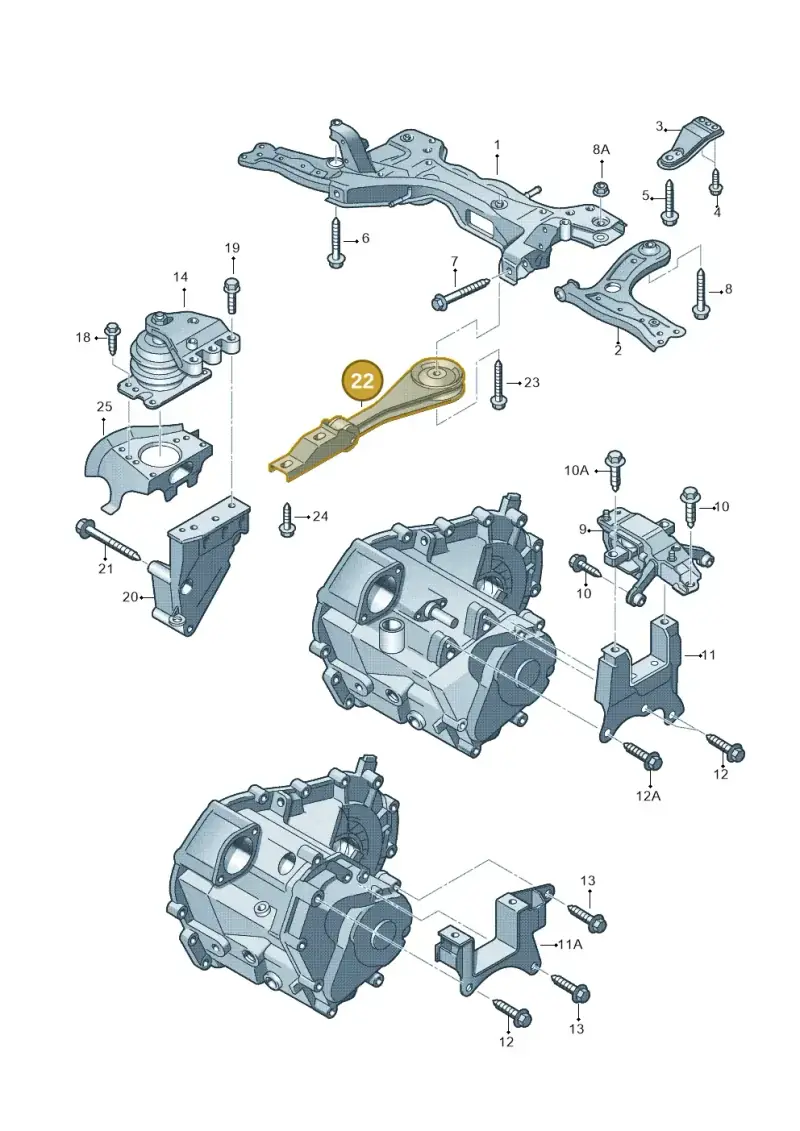 6C0199851C — SEAT Toledo Reference (2012-2015) diagram 672199350, position 22