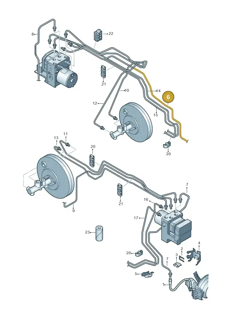 6C0614723C — SEAT Toledo Reference (2015-2019) diagram 672611200, position 6