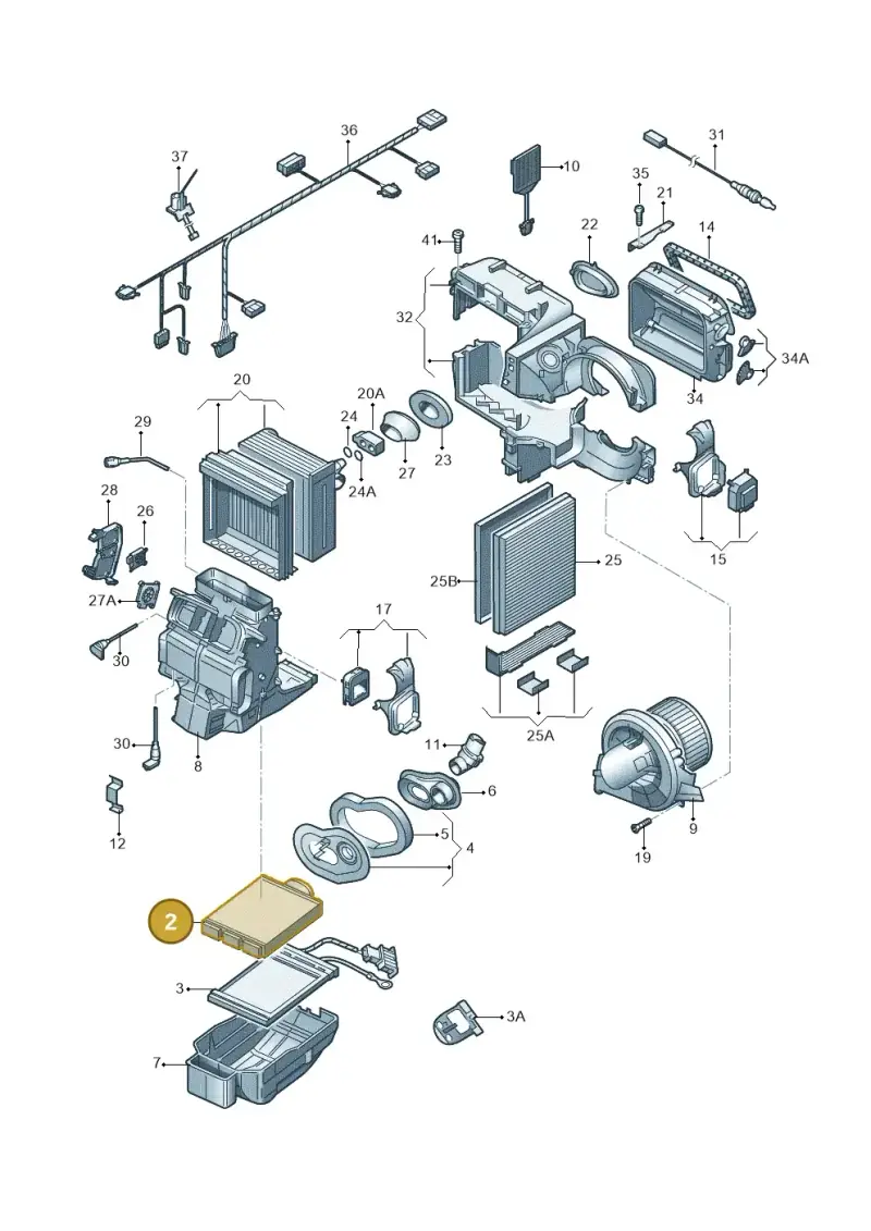 6C0819031 — SEAT Toledo Reference (2015-2019) diagram 253820200, position 2