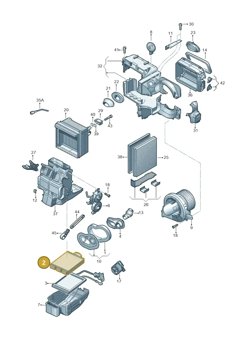 6C0819031 — SEAT Toledo Reference (2015-2019) diagram 672820110, position 2