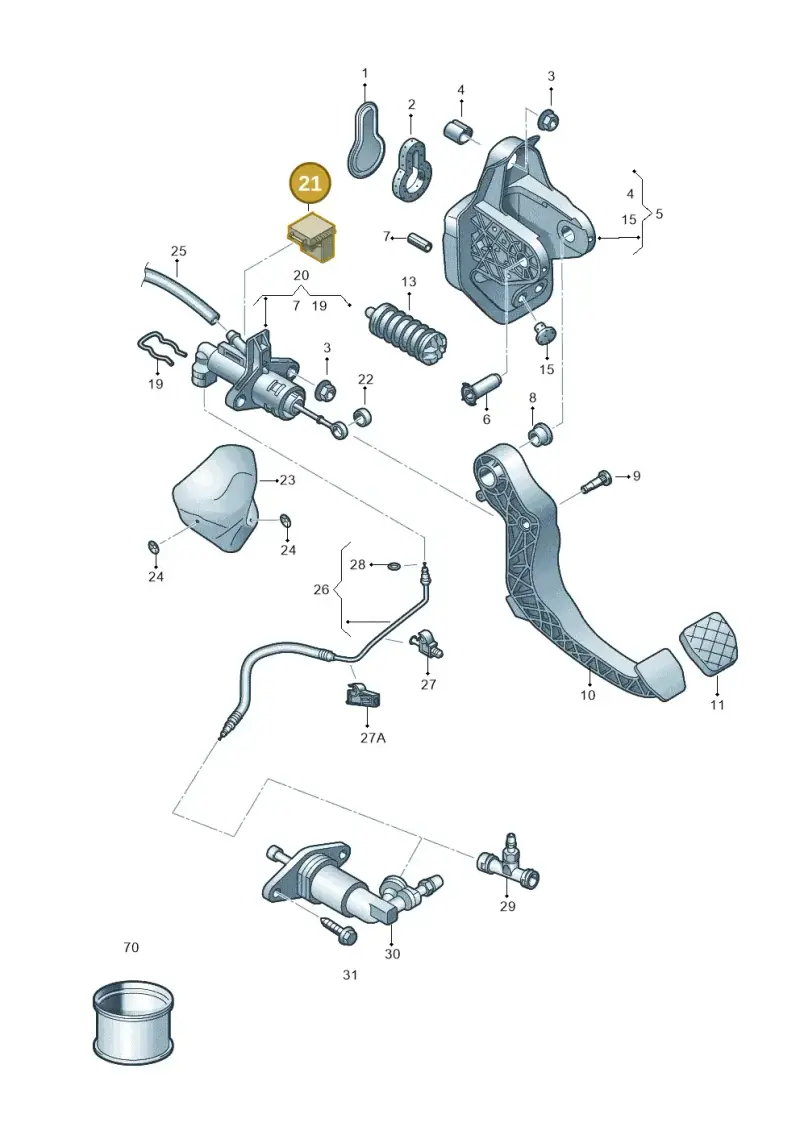 6C0927810A — SEAT Arona FR (2017-) diagram 835721250, position 21