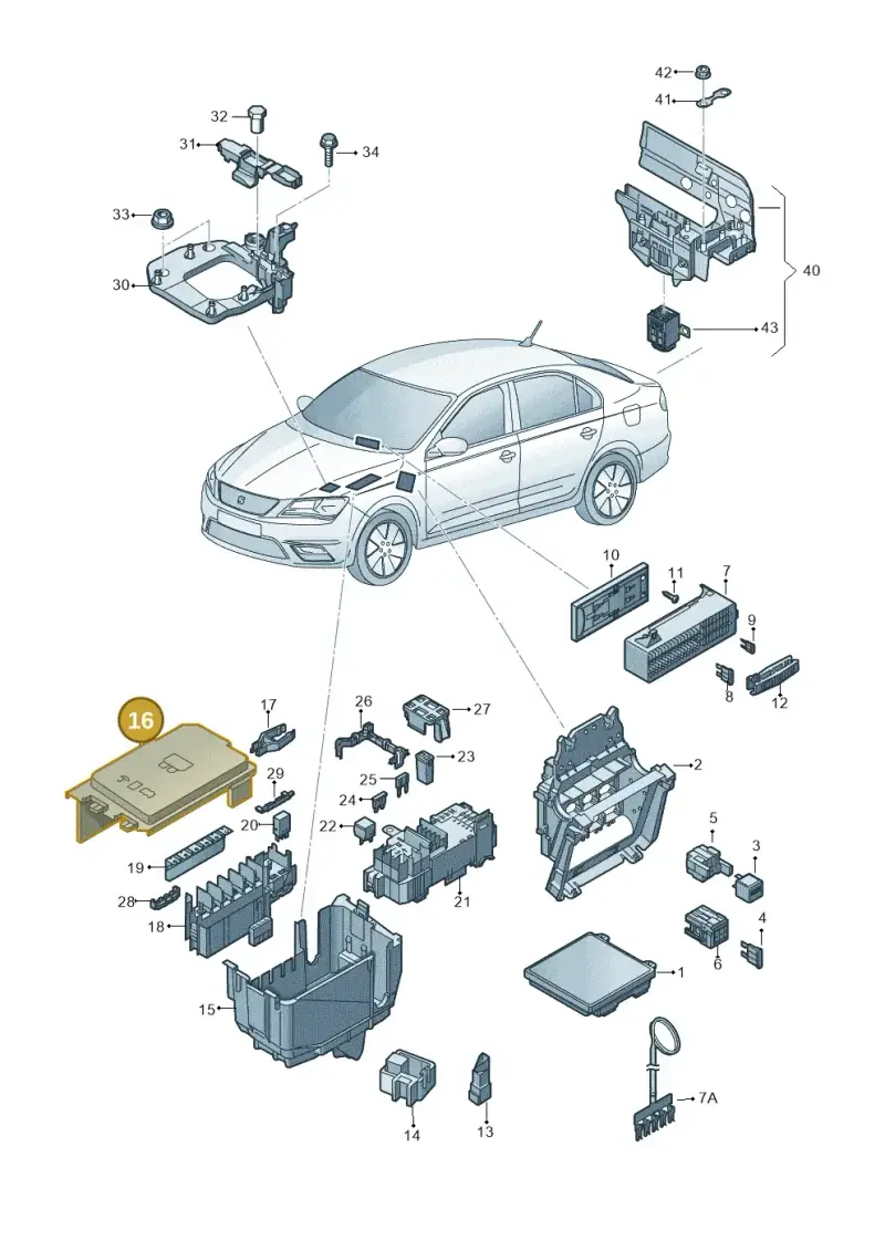 6C0937574A — SEAT Toledo Reference (2015-2019) diagram 742937000, position 16
